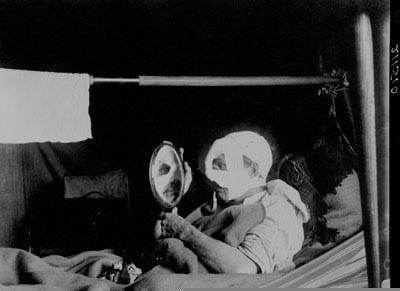 Akeley 2 | Mr Akeley  barely escaped death after being pinned to earth by an infuried elephant.
Kenya
Ph. courtesy American Museum of Natural History