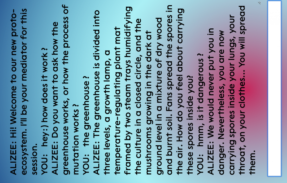 ALIZEE.interactive_v0.1 (conversation d'entrainement) | 