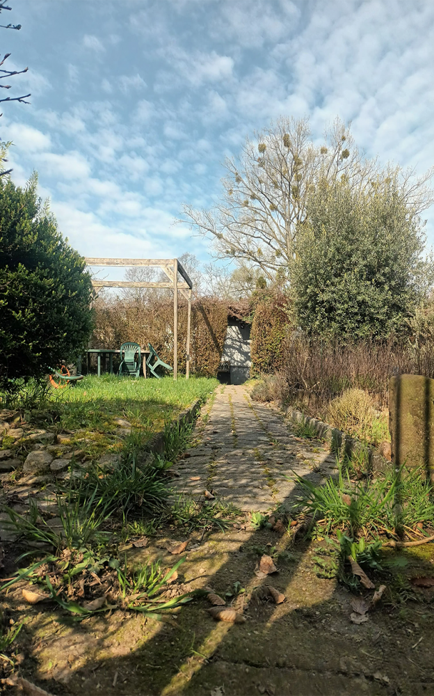 Allée n°46 | Photographie de l'allée du jardin familial n°46, Mardi 10 mars 2026