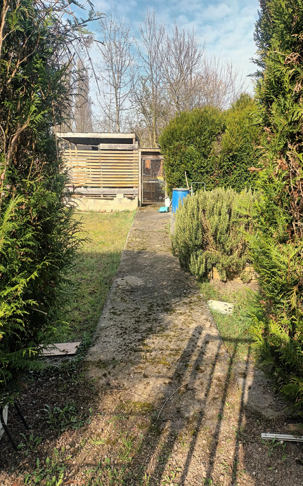 Allée n°43 | Photographie de l'allée du jardin familial n°43, Mardi 10 mars 2026