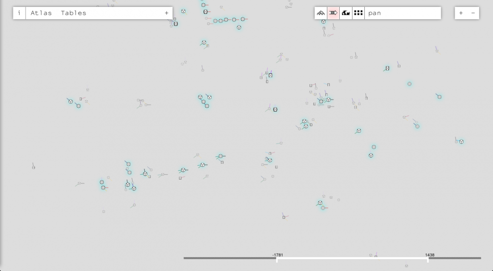 Archipels V 1.1 | Première version de l'atlas d'archipels.org,
Capture d'écran