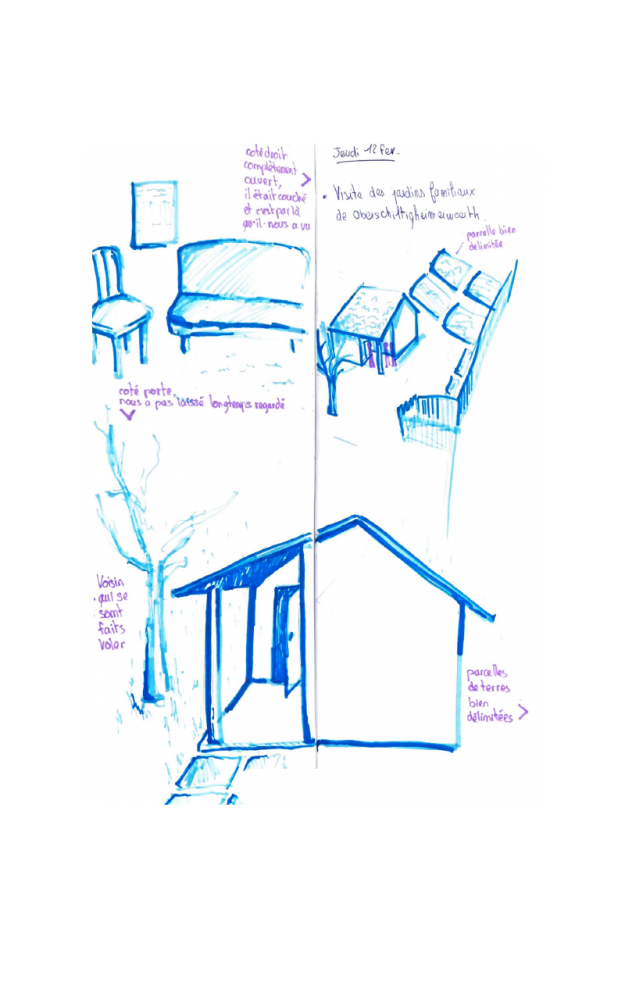 Cabane Anonyme #1 | Visite des jardins familiaux, Cabane Anonyme#1, Jeudi 12 février