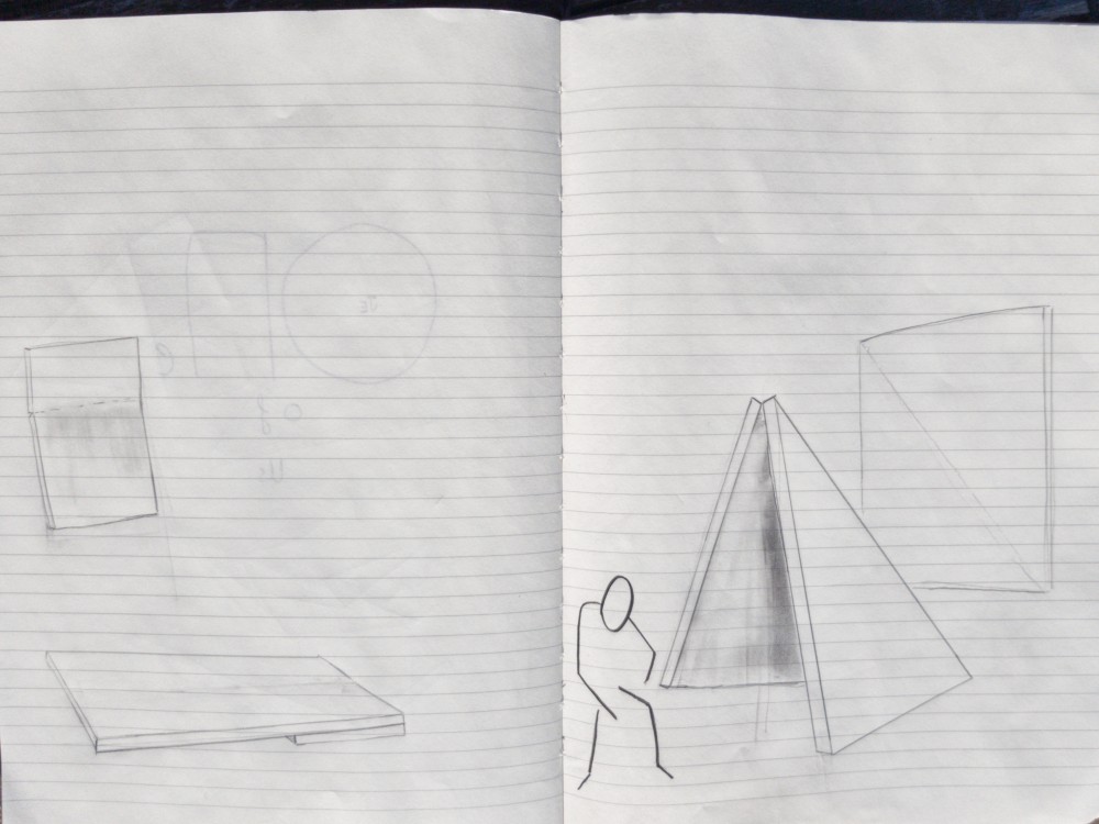 carnet de recherche croquis page 6 | seul parmi les espaces