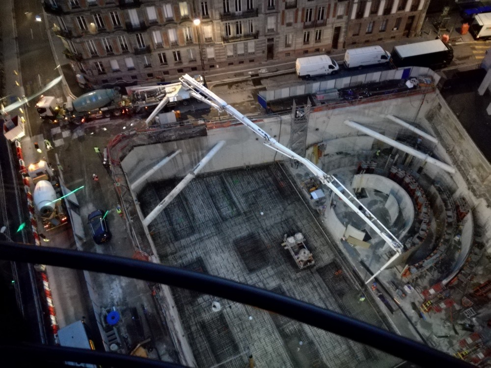 Chantiers contemporains | Hors temps, 2017-2018 Série photographique de Daniel Rhiel, conducteur de grue à tour, ouvrier polyvalent.
