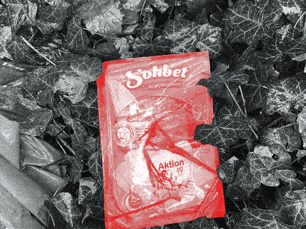 déchet sachet | Déchets retrouvé près des jardins ouvriers