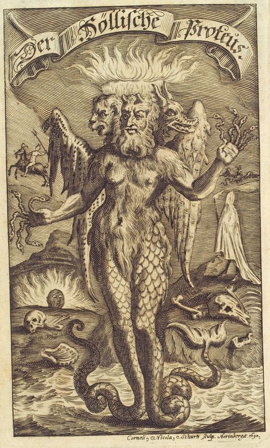 Der höllische Proteus | Erasmus Francisci, Der höllische Proteus, 1695