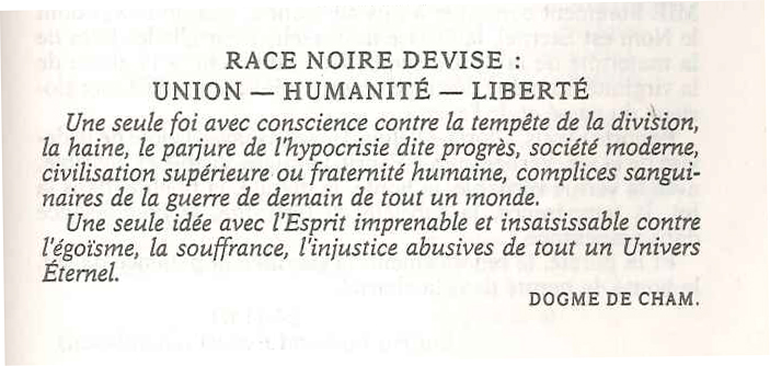Dogme de Cham | Évrard Suffrin, Dogme de Cham, 1940