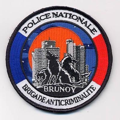 Écusson BAC #1 | Écusson de la BAC de Brunoy - Police Nationale