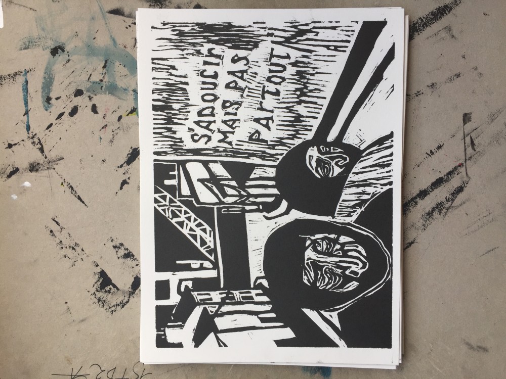 Gravure de "poème de nuit, poème de jour" - "Barzhonegoù-noz, barzhonegoù-deiz" | 