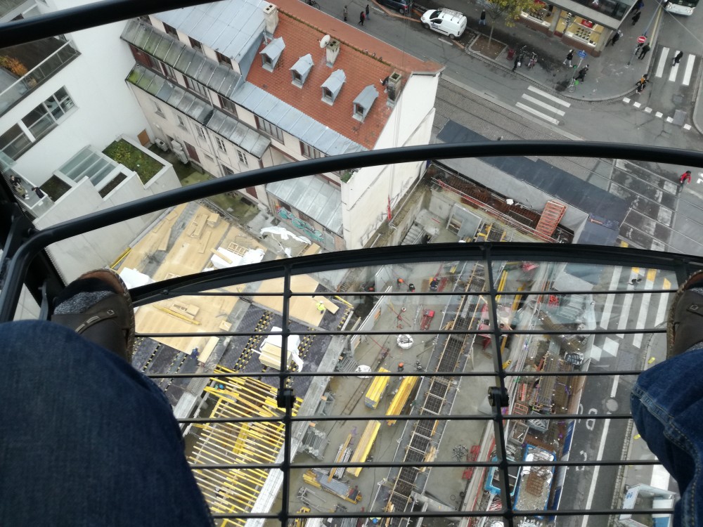 Hors Temps | Hors temps, 2017-2018 Série photographique de Daniel Rhiel, conducteur de grue à tour, ouvrier polyvalent.