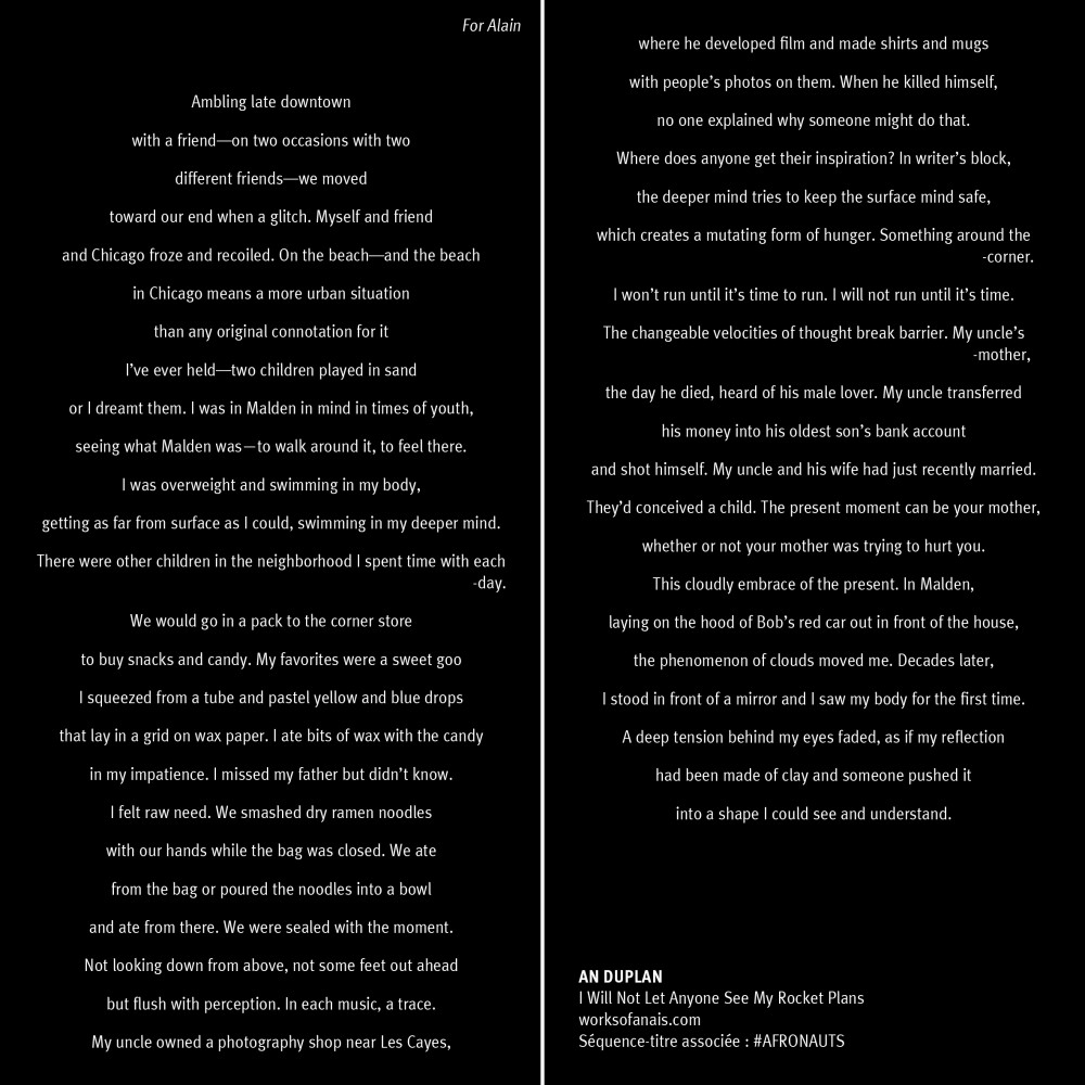 I Will Not Let Anyone See My Rocket Plans | AN DUPLAN
I Will Not Let Anyone See My Rocket Plans
worksofanais.com