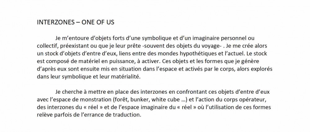 Interzones - Objets d'entre d'eux | 