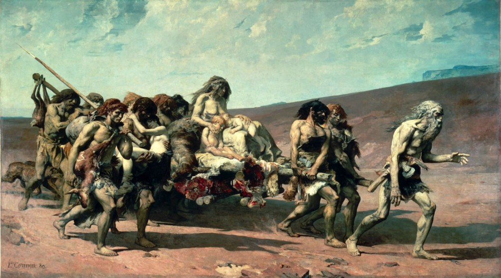 L'errance du peuple de Caïn | Caïn
Fernand Cormon (1845-1924)
Huile sur toile
H. 400 ; L. 700 cm