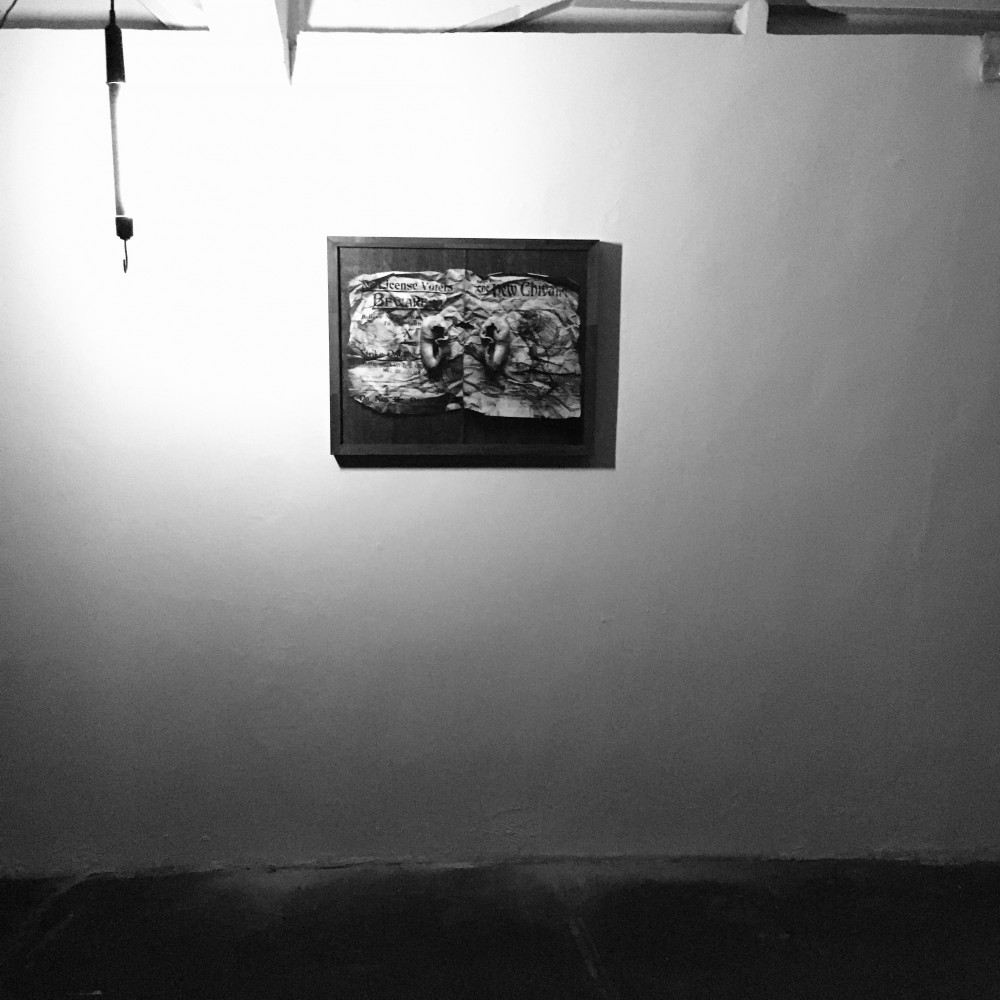 lack of hearing (in situ) | Le silence des mondes
(Extrait)
Vincent Chevillon
Photographie encadrée,
Néon