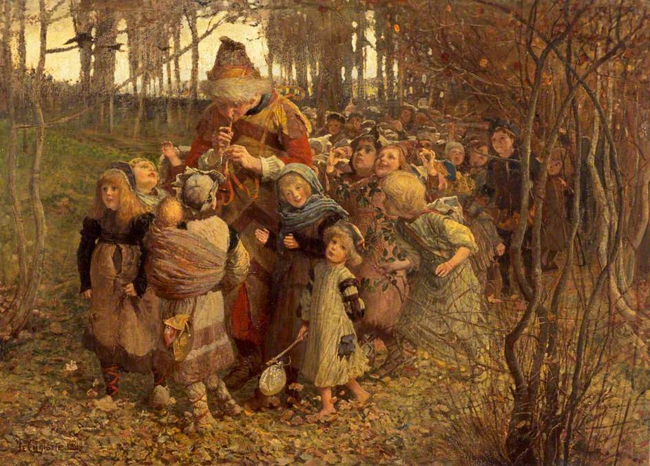 Le joueur de flûte de Hamelin | The Pied Piper of Hamelin
James Elder Christie (1847–1914)
National Galleries of Scotland, Scottish National Gallery