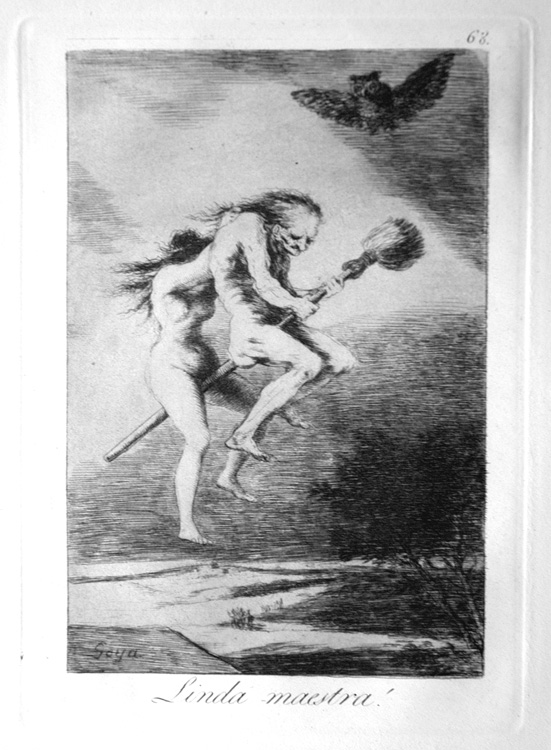 Linda maestra! | Goya, gravure, 1799