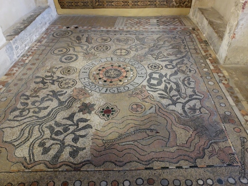 Mosaïque des 4 fleuves | Mosaïque des quatre fleuves,