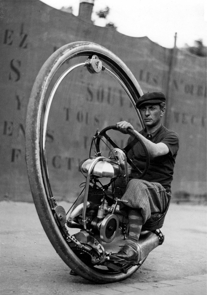 One wheel motorcycle | monowheel, 1933