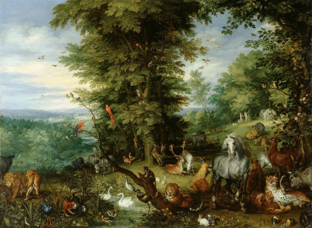 Paradis 7 | Adam and Eve in the Garden of Eden
Jan Brueghel L'Ancien
48,6 x 65,6 cm