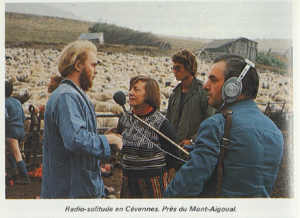 Photo d'archive "Radio Solitude dans les Cévennes", radio éphémère de France Culture en 1976 | Podcast France Culture sur l'expérience éphémère de Radio Solitude
https://www.franceculture.fr/emissions/un-autre-jour-est-possible/archives-radio-solitude-en-cevennes-bd-caroline-guillot
