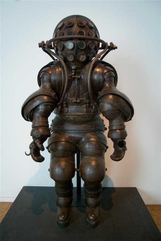 Scaphandre | Alphonse et de Théodore Carmagnolle, scaphandre rigide anthropomorphe, 380 kg, 1882