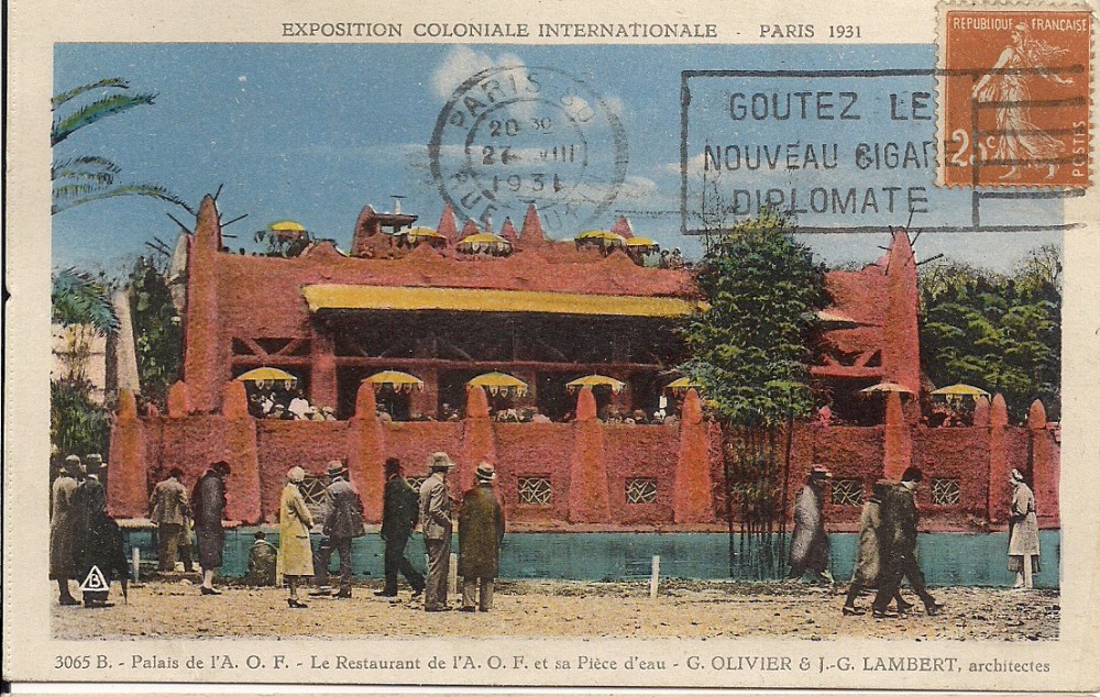 Semeuse et colonie | Carte postale,