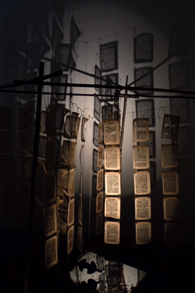 Stock 1 - Situation 4 | Installation dimensions variables présentée lors de l'exposition inaugurale de l'Atelier 18, Pont-Scorff