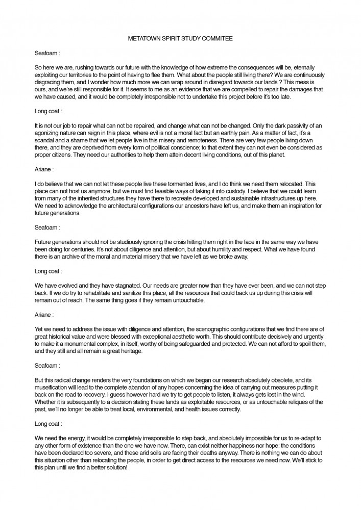 STUDY COMMITEE | Clara Noseda