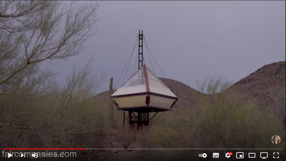 Survivalist tiny dorms at Frank Lloyd Wright's Taliesin architecture school | https://www.youtube.com/watch?v=STpvcR13_ok&t=1270s