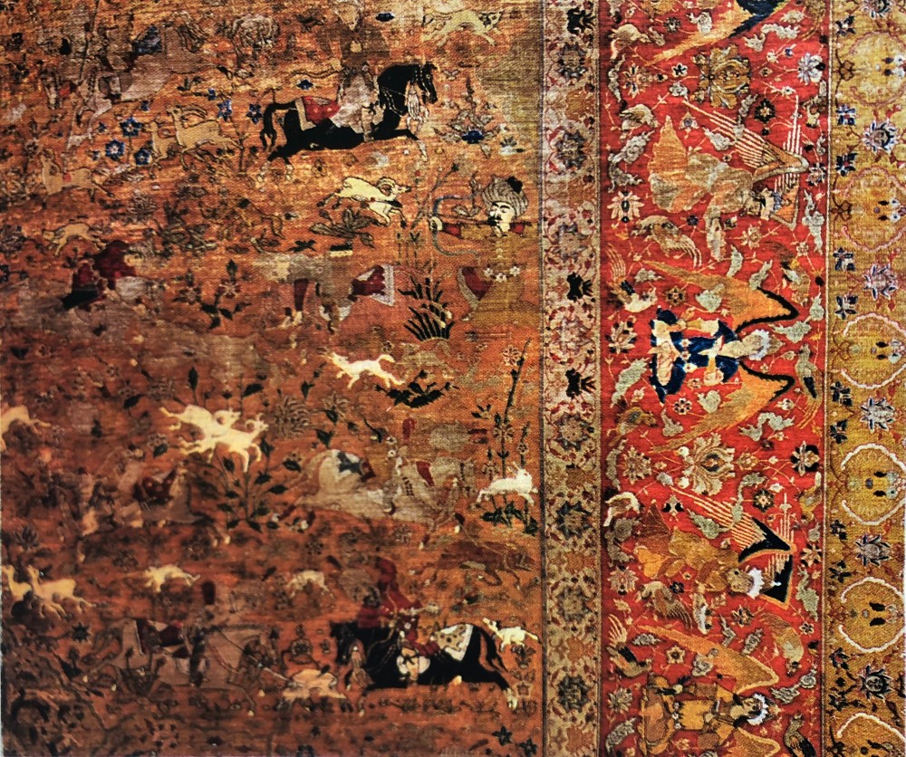 Tapis de chasse | Tapis de chasse (Détail)
Vienne, Osterreichisches Museum