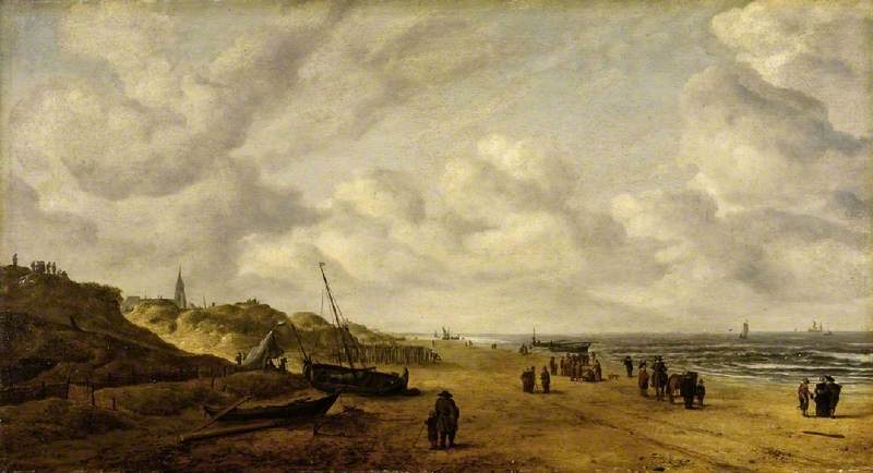 View of Scheveningen Sands before restauration | Hendrick van Anthonissen
View of Scheveningen Sands
Oil on canvas
56,8 x 102,8 cm
Fitzwilliam Museum of Cambridge