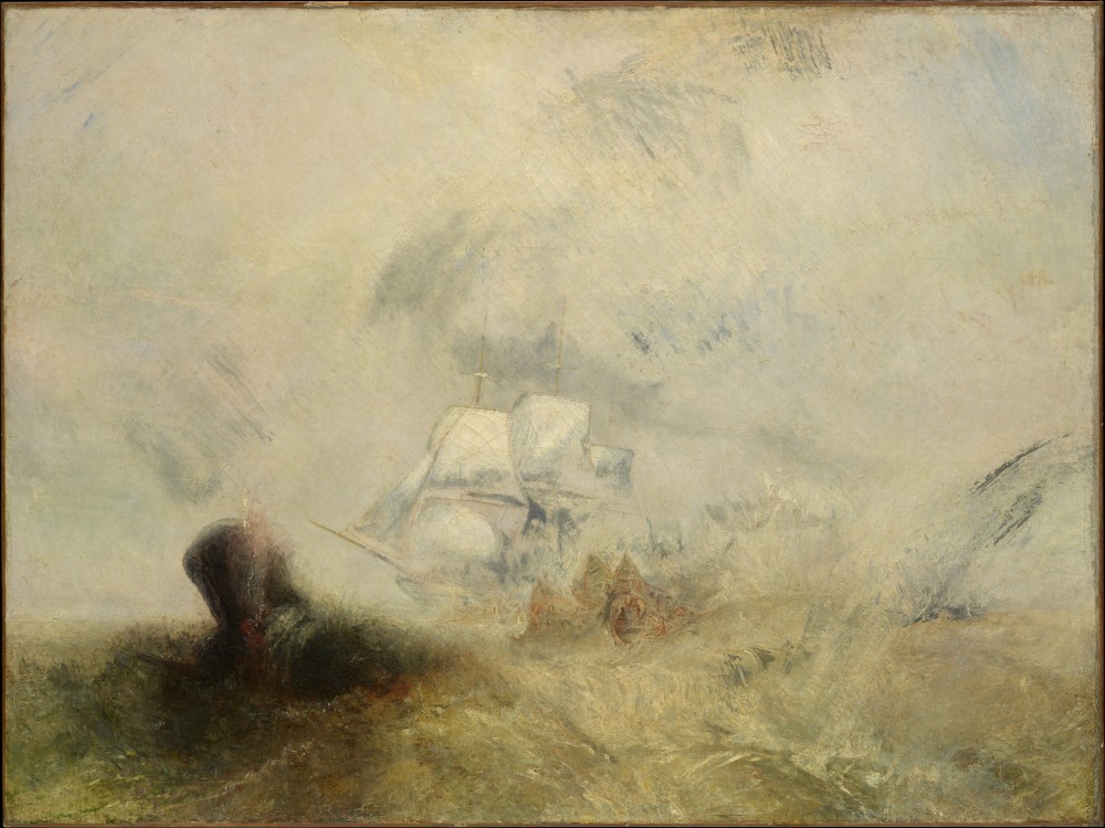 Whalers | Whalers,
Joseph Mallord William Turner British,
Oil on canvas
36 1/8 x 48 1/4 in. (91.8 x 122.6 cm)
MET Museum
1845