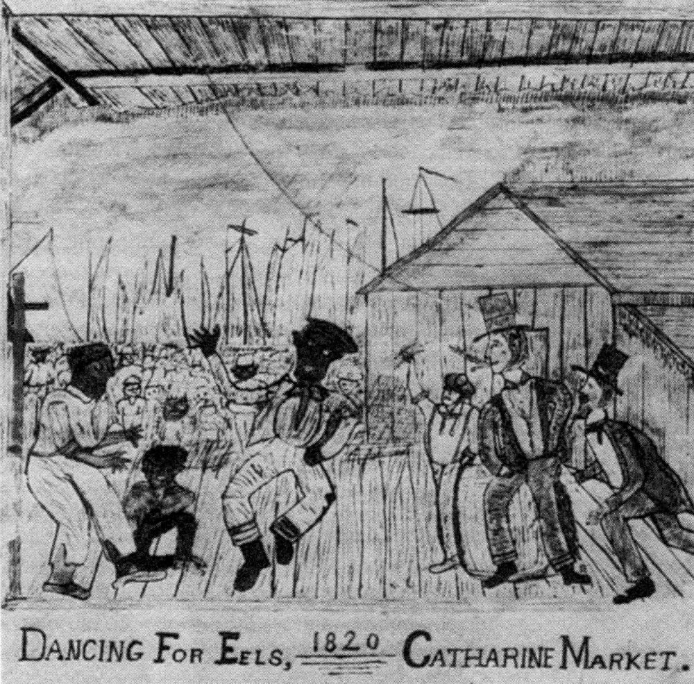 Dancing for eels | Dancing for Eels, 23 × 33 cm, 1820