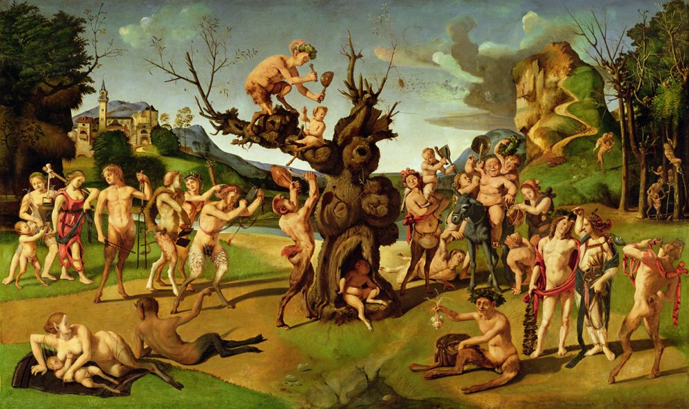 Découverte du Miel | Piero di Cosimo, La Découverte du miel, 80 × 128 cm, 1505
