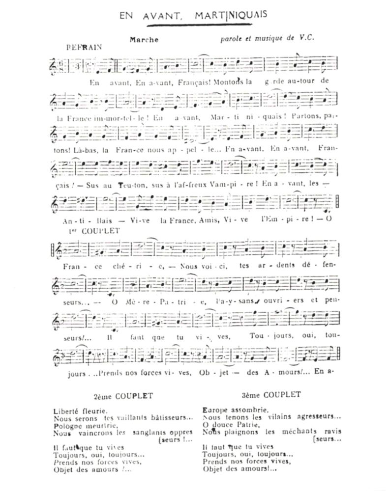 En avant Martiniquais | 1940