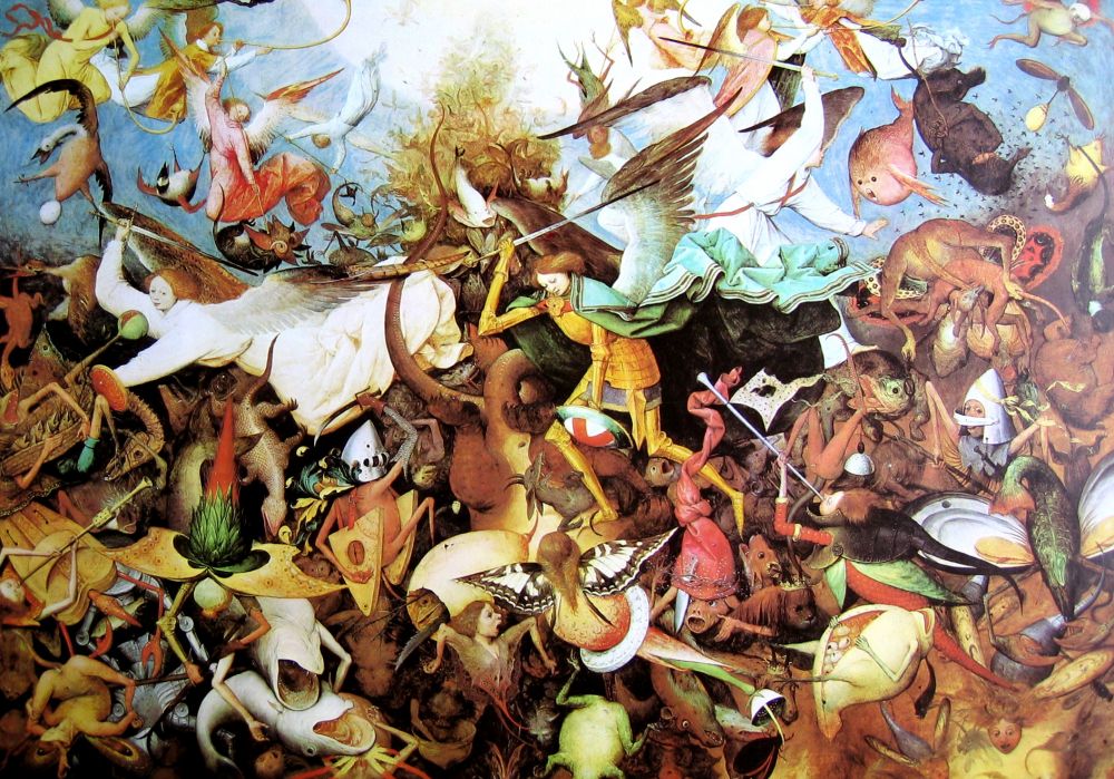 La chute des anges rebelles | Pieter Brueghel l'Ancien, La chute des anges rebelles, 117 × 162 cm, 1562, Musées royaux des beaux-arts de Belgique