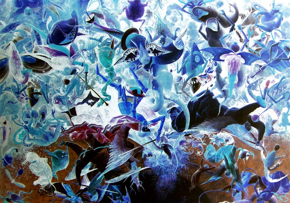 La chute des anges | Pieter Brueghel l'Ancien &amp; Vincent Chevillon, La chute des anges, 2016