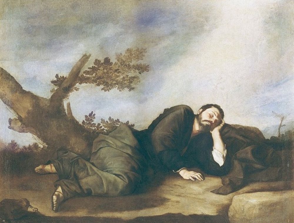 Le sommeil de Jacob | José de Ribera, Le sommeil de Jacob, 179 × 233 cm, 1639, Prado