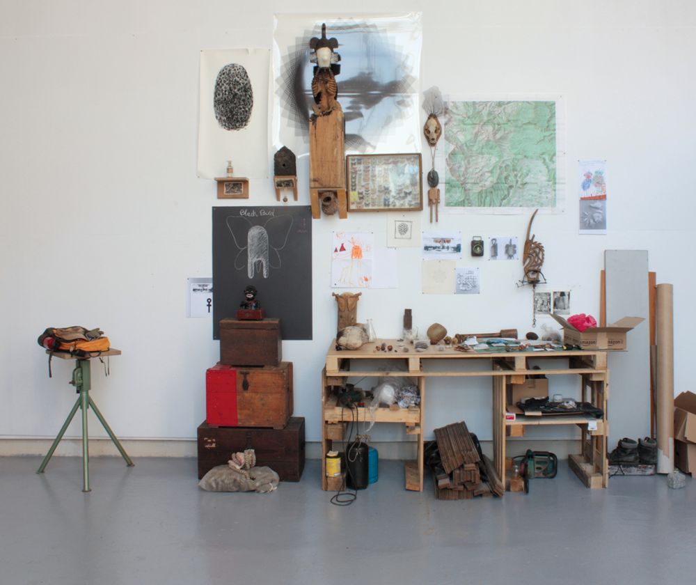 Mur d’atelier | Vincent Chevillon, Mur: Les métamorphoses, 4 × 5 × 1 m, 08.2015