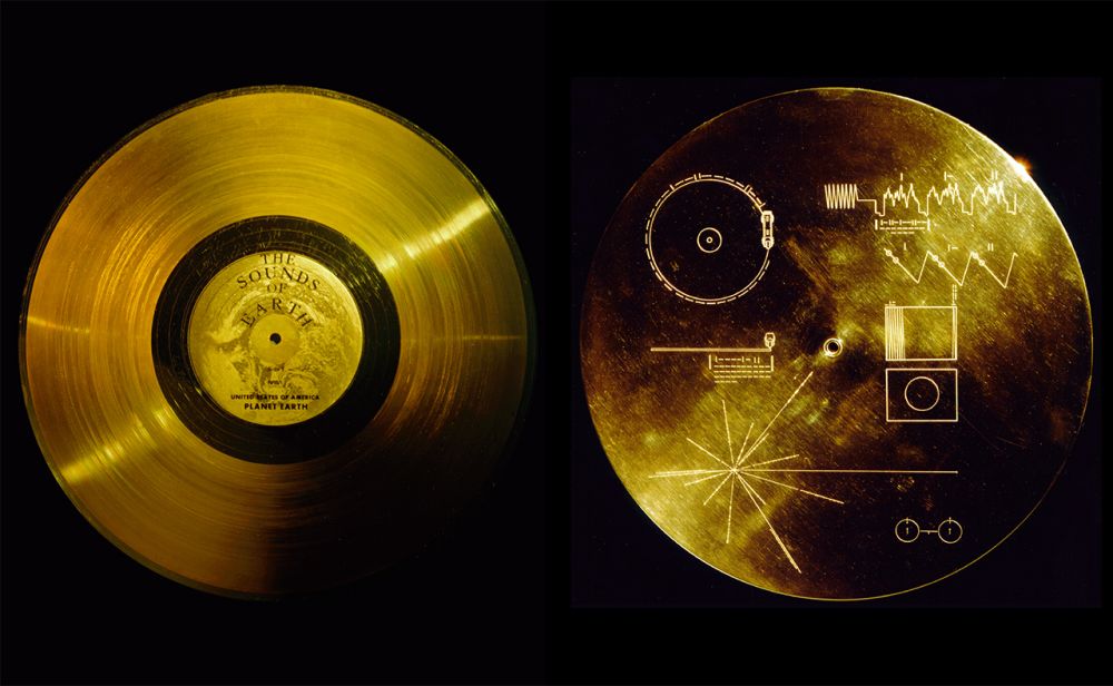 Voyager Golden Record | NASA (Carl Sagan), Voyager Golden Records, 30,48 × 30,48 cm, 1977